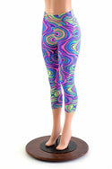 Glow Worm High Waist Capri Leggings - 4