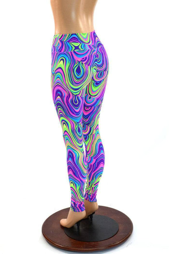 Glow Worm High Waist Leggings - Coquetry Clothing