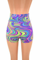 Glow Worm High Waist Shorts - Coquetry Clothing