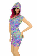 Glow Worm Hoodie Dress - Coquetry Clothing