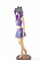 Glow Worm Neon Dragon Set - Grape - Coquetry Clothing