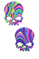 Glow Worm Skulls Pasties - Coquetry Clothing