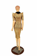 Gold Dragon Spiked Crop & Skirt Set - Coquetry Clothing