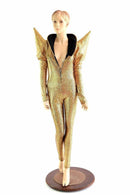 Gold Fish Scale Fabric - Coquetry Clothing