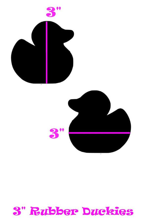 Gold Holographic Rubber Ducky Pasties - 3