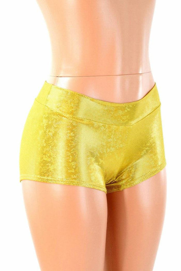 Gold Kaleidoscope Lowrise Shorts - Coquetry Clothing
