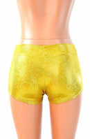 Gold Kaleidoscope Lowrise Shorts - Coquetry Clothing