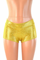 Gold Kaleidoscope Lowrise Shorts - Coquetry Clothing