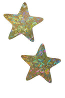 Gold Kaleidoscope Star Pasties - Coquetry Clothing