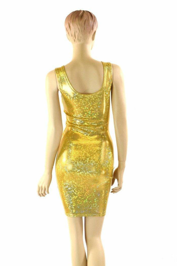 Gold Kaleidoscope Tank Dress - Coquetry Clothing