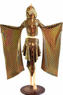 Gold Kimono Dragon Tail Set - Coquetry Clothing