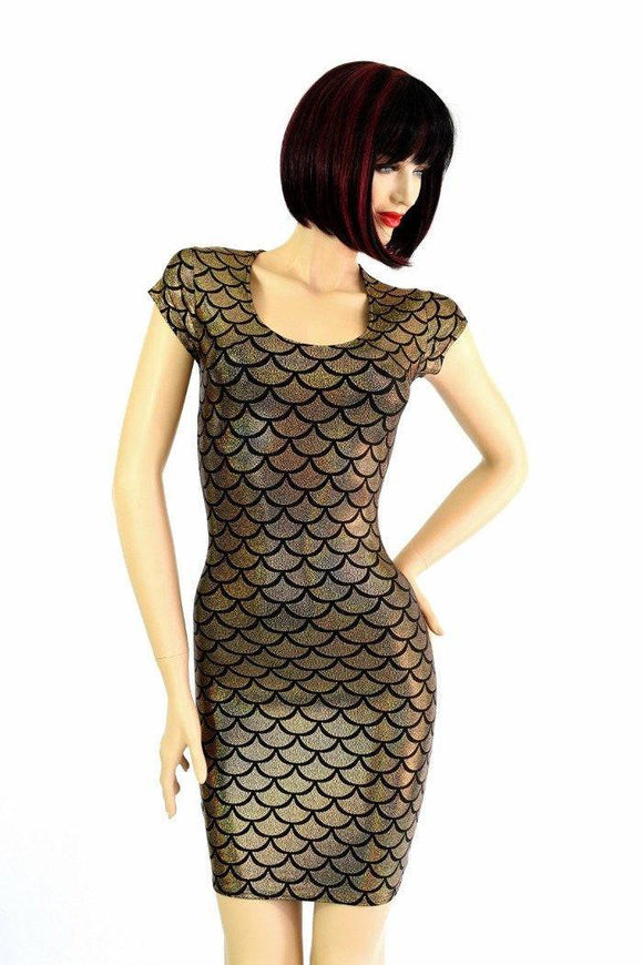 Gold Mermaid Dress - Coquetry Clothing