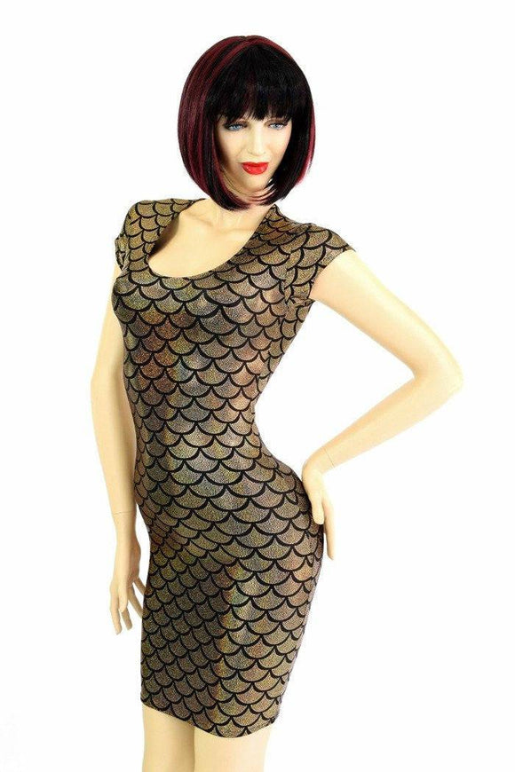 Gold Mermaid Dress - Coquetry Clothing