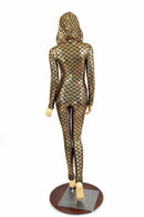 Gold Mermaid Long Sleeve Catsuit - Coquetry Clothing