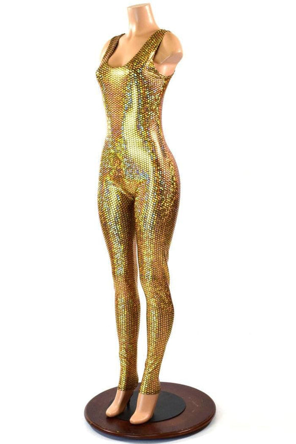 Gold Mermaid Tank Catsuit - Coquetry Clothing
