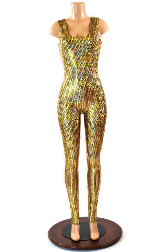 Gold Mermaid Tank Catsuit - Coquetry Clothing