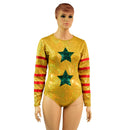Gold, Red and Green Klown Romper - Coquetry Clothing