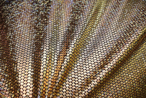 Gold Scale Mega Shoulder Catsuit - Coquetry Clothing