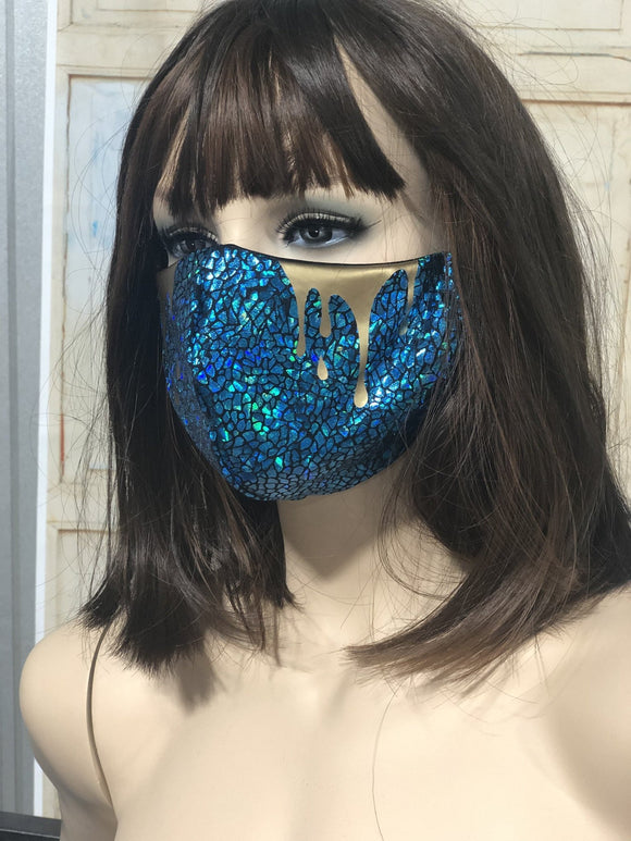 Gold Tears Face Mask - Coquetry Clothing