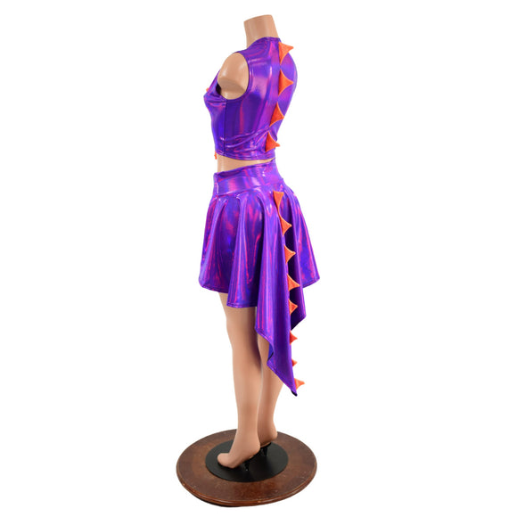 Grape and Orange Dragon Set (+Dragon Wings!) - Coquetry Clothing