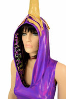 Grape Holographic Unicorn Catsuit - Coquetry Clothing