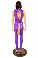 Grape Holographic Unicorn Catsuit - Coquetry Clothing