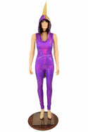 Grape Holographic Unicorn Catsuit - 4