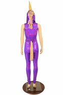 Grape Holographic Unicorn Catsuit - 6