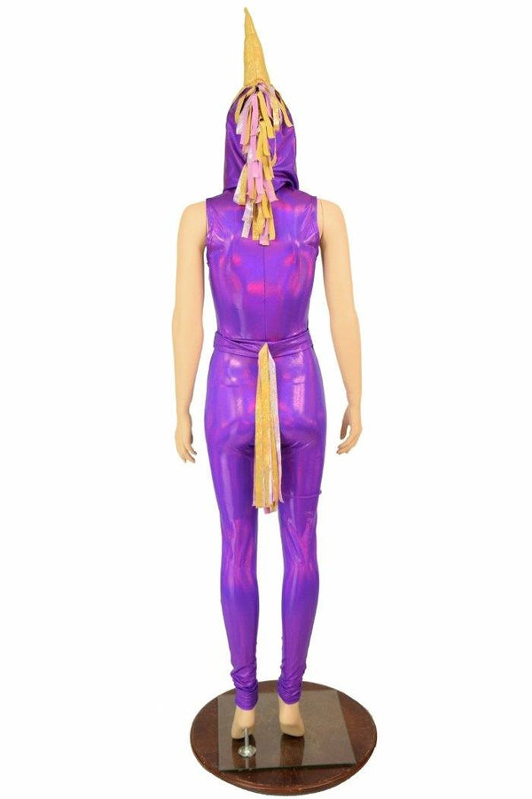 Grape Holographic Unicorn Catsuit - 6