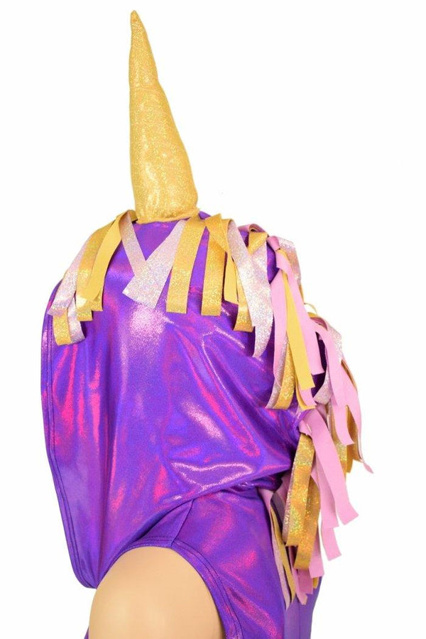 Grape Holographic Unicorn Catsuit - 8