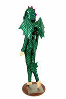 Green Dragon Catsuit (+Wings and Tail!) - Coquetry Clothing