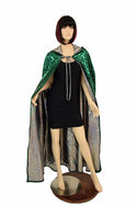 Ready to Ship Green Dragon Hooded Cape - 2