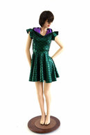 Green Dragon Hoodie Skater Dress - Coquetry Clothing