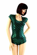 Green Dragon Scale Romper - Coquetry Clothing
