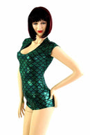 Green Dragon Scale Romper - Coquetry Clothing