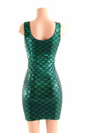 Green Dragon Scale Tank Dress - 4