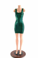 Green Dragon Scale Tank Dress - 5