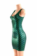Green Dragon Scale Tank Dress - 1