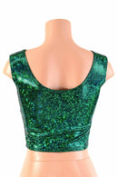 Green Kaleidoscope Crop Tank - Coquetry Clothing