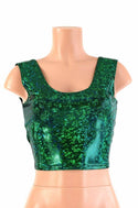 Green Kaleidoscope Crop Tank - 2