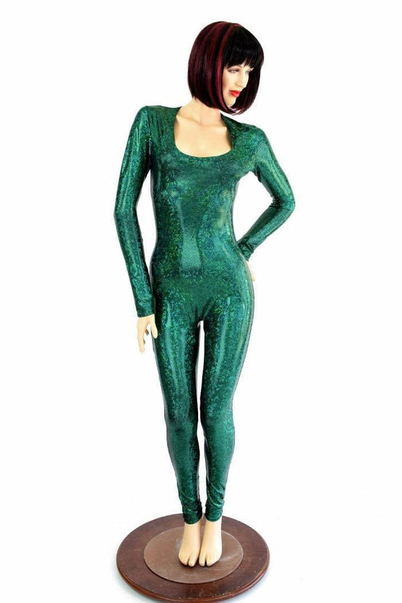 Green Kaleidoscope Glass Catsuit - Coquetry Clothing