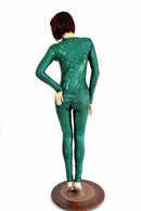 Green Kaleidoscope Glass Catsuit - Coquetry Clothing