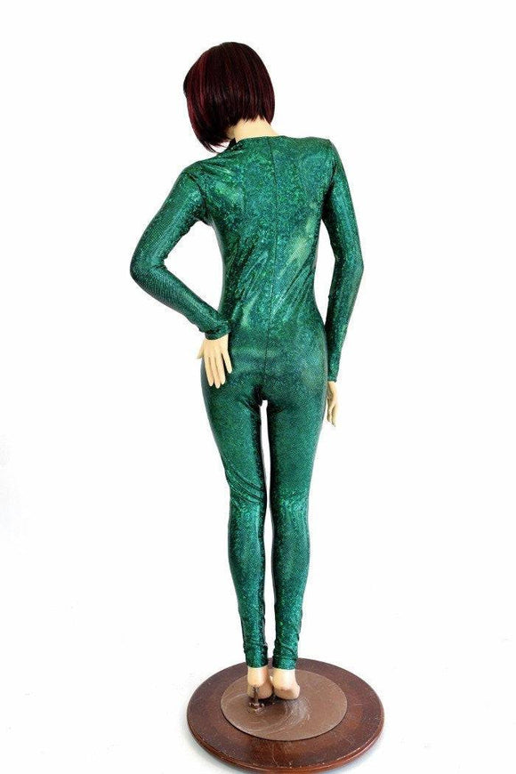 Green Kaleidoscope Glass Catsuit - Coquetry Clothing