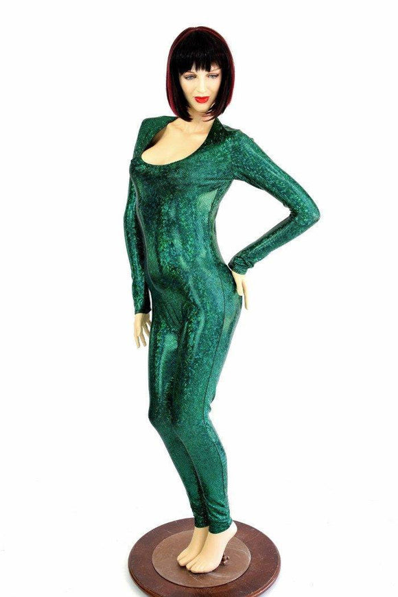 Green Kaleidoscope Glass Catsuit - Coquetry Clothing