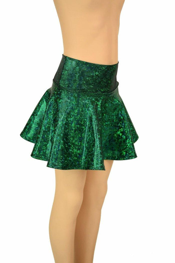Green Kaleidoscope Kids Skirt or Skort - Coquetry Clothing