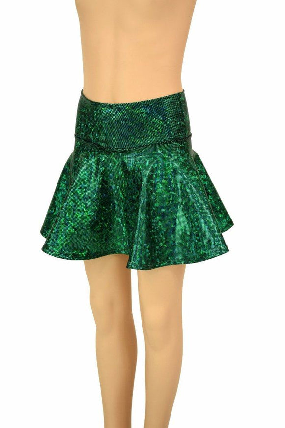 Green Kaleidoscope Kids Skirt or Skort - Coquetry Clothing