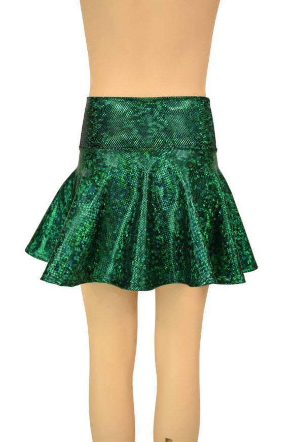 Green Kaleidoscope Kids Skirt or Skort - Coquetry Clothing