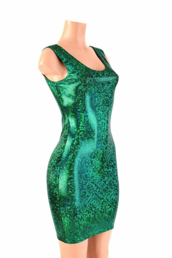 Green Kaleidoscope Tank Dress - Coquetry Clothing