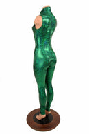 Green Kaleidoscope Turtle Neck Catsuit - Coquetry Clothing