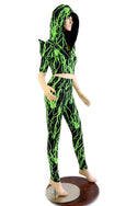Green Lightning Crop & Leggings Set - 7